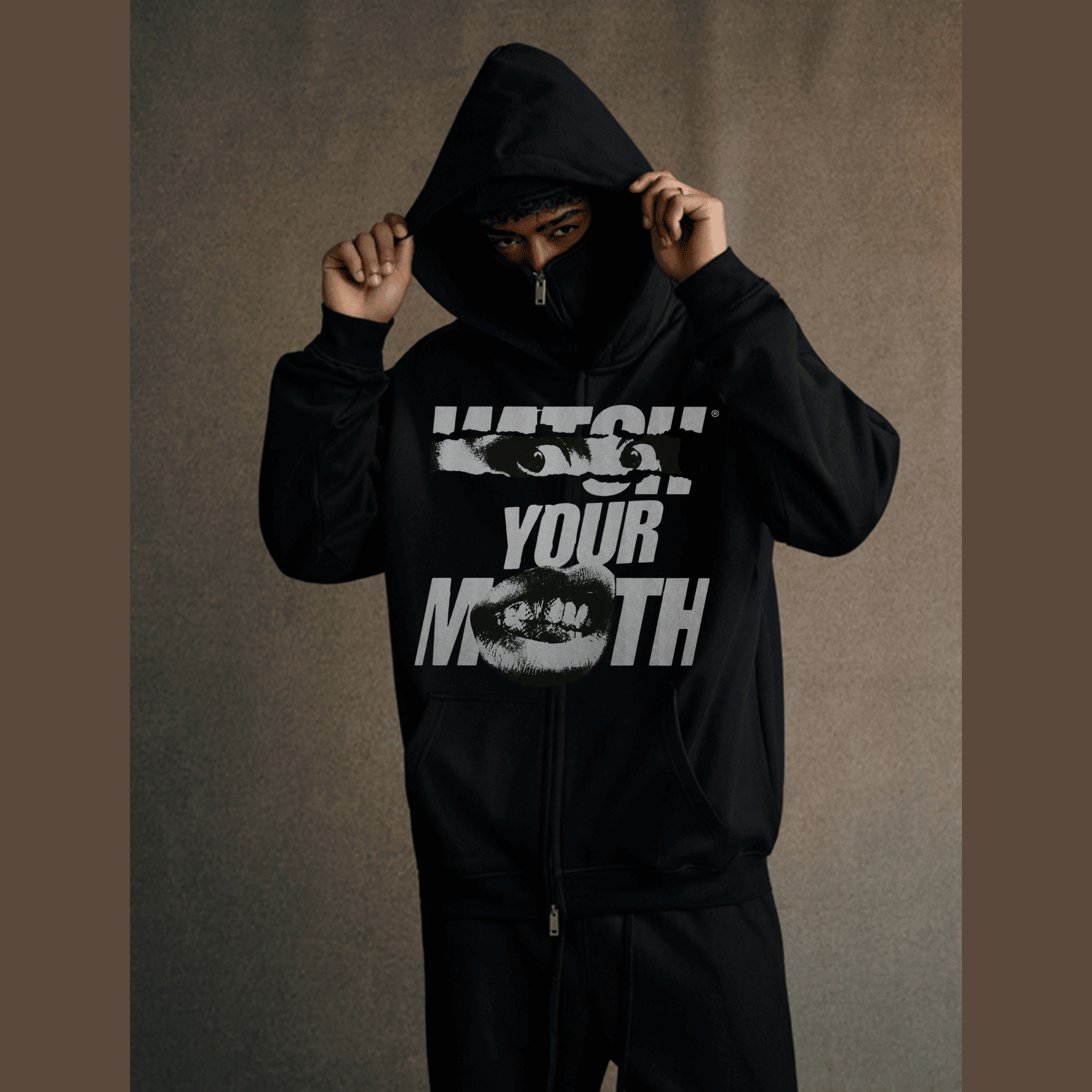 Watch Your Mouth Zip-up Hoodie