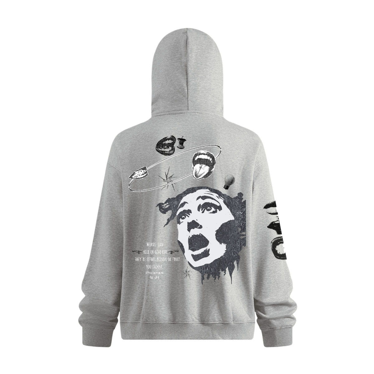 Watch Your Mouth Zip-up Hoodie