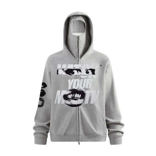 Watch Your Mouth Zip-up Hoodie
