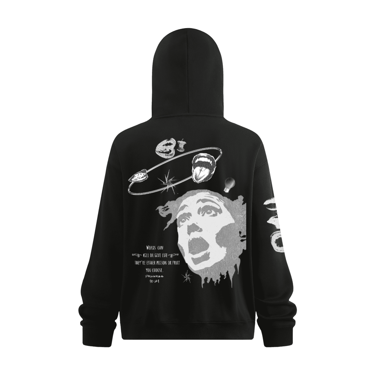 Watch Your Mouth Zip-up Hoodie