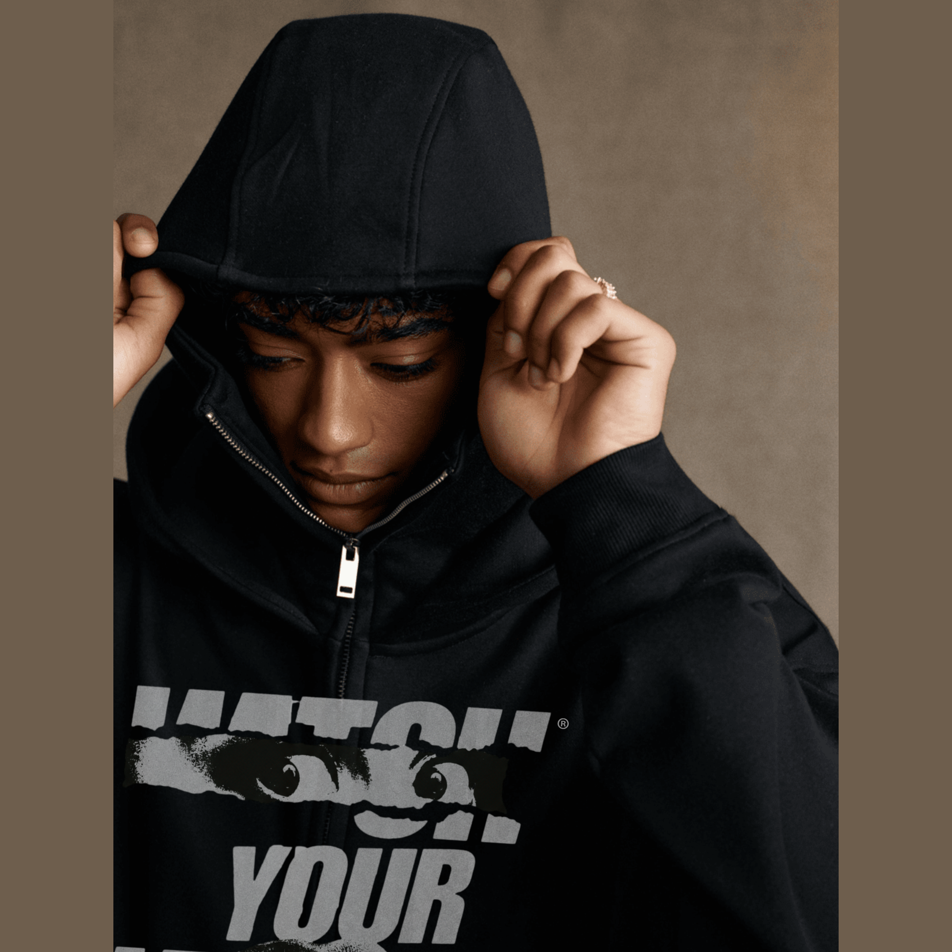 Watch Your Mouth Zip-up Hoodie