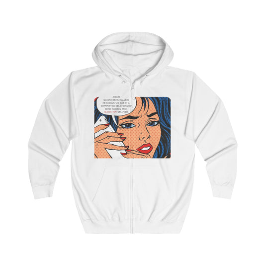 Calling Jesus  Zip Hoodie