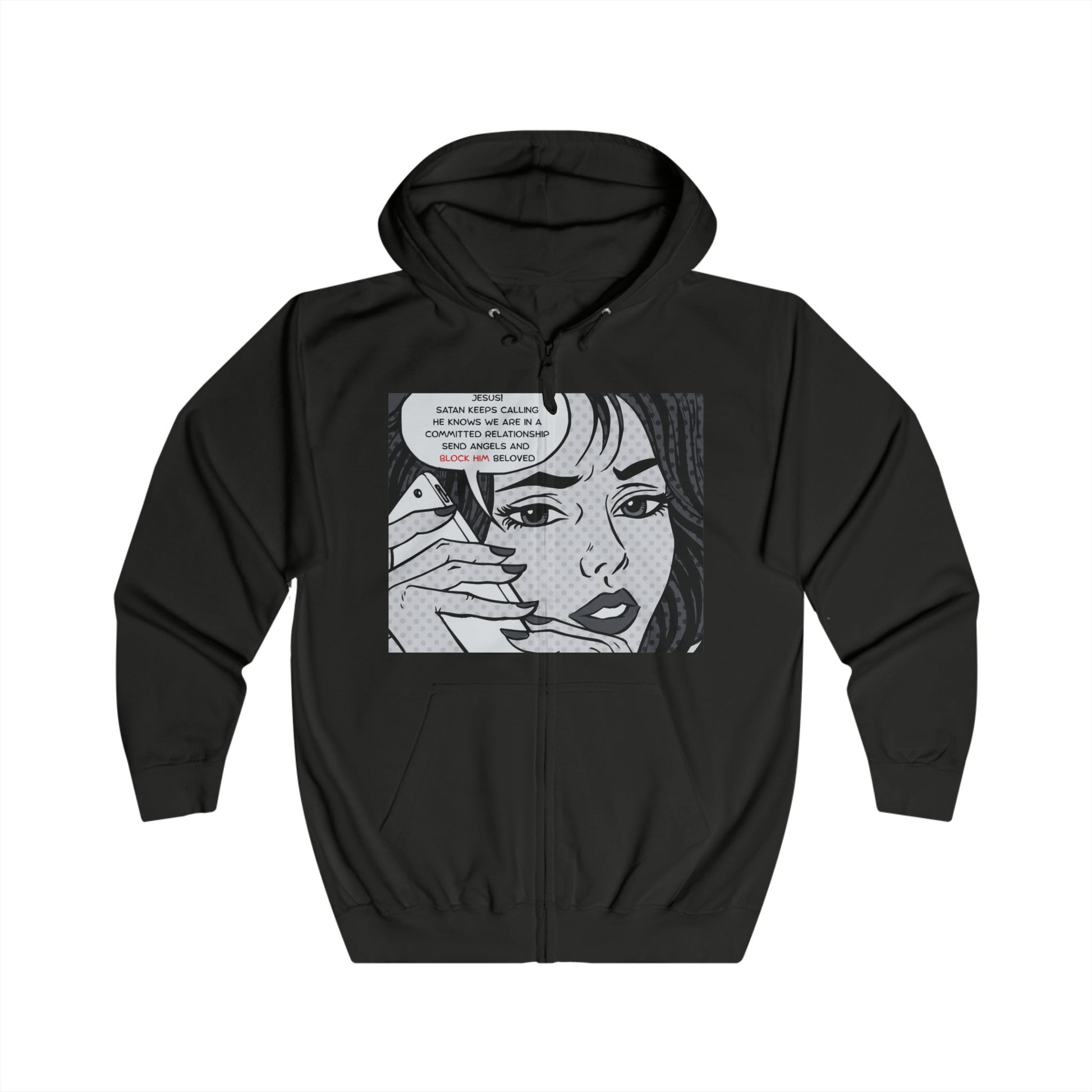 Calling Jesus  Zip Hoodie