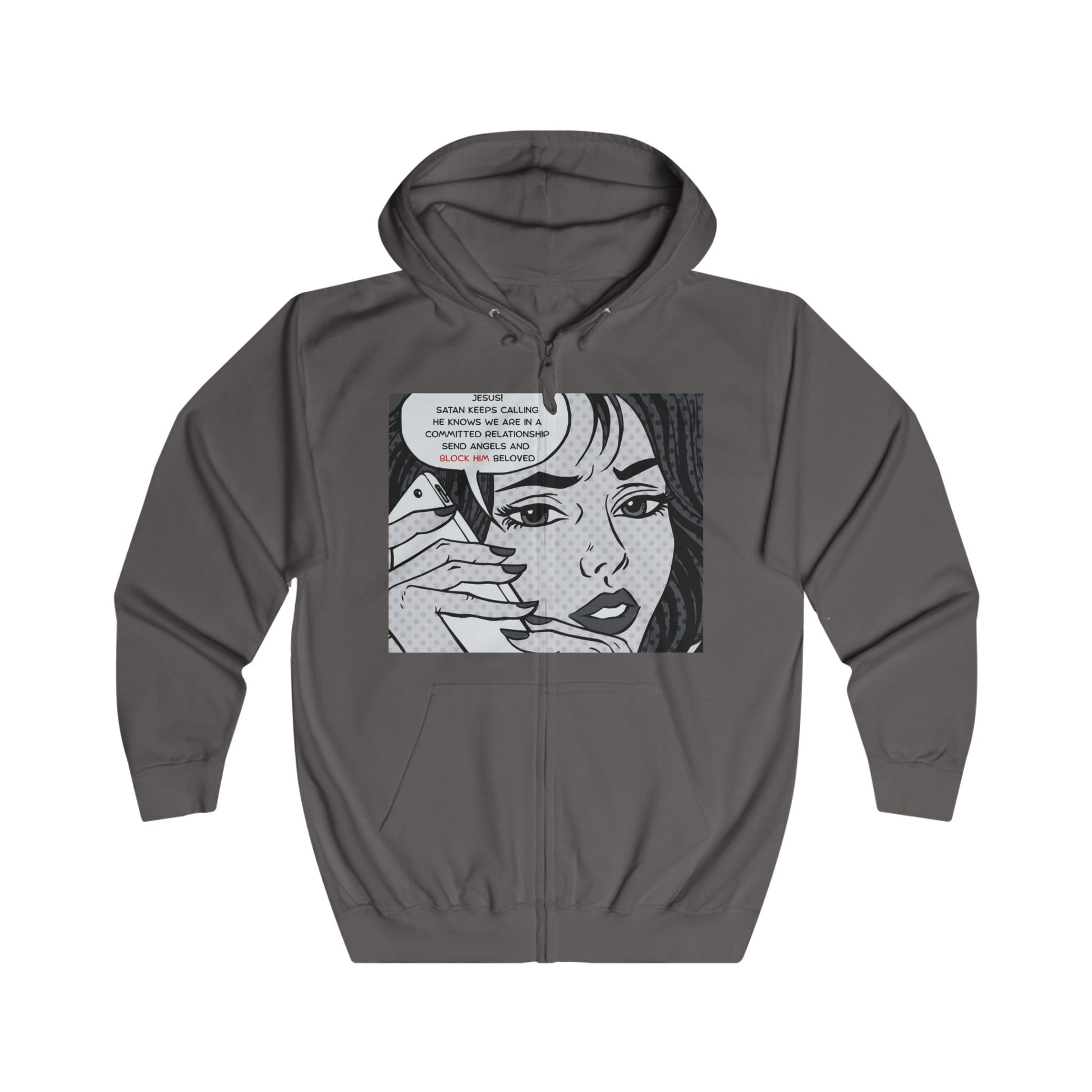 Calling Jesus  Zip Hoodie