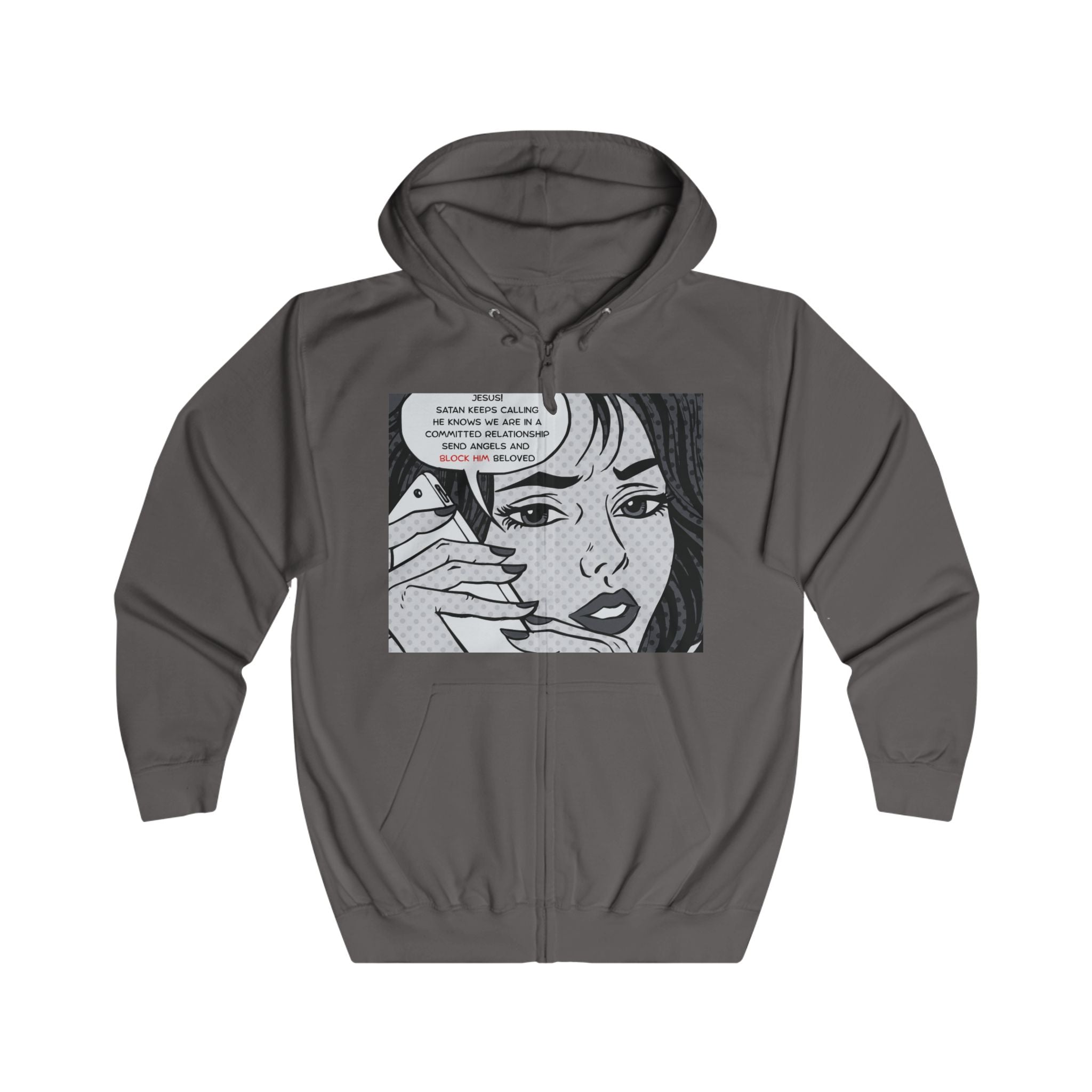 Calling Jesus  Zip Hoodie