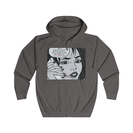 Calling Jesus  Zip Hoodie