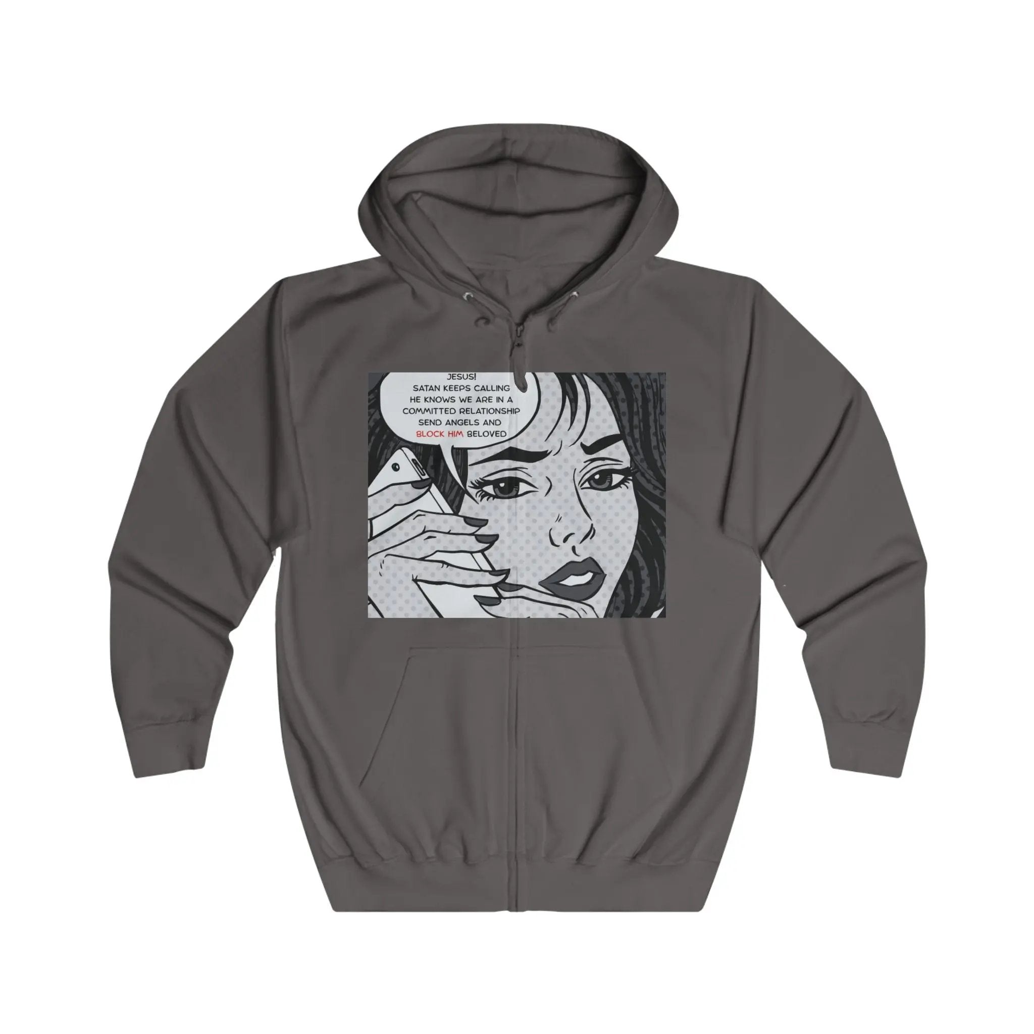 Calling Jesus  Zip Hoodie INTERBEING