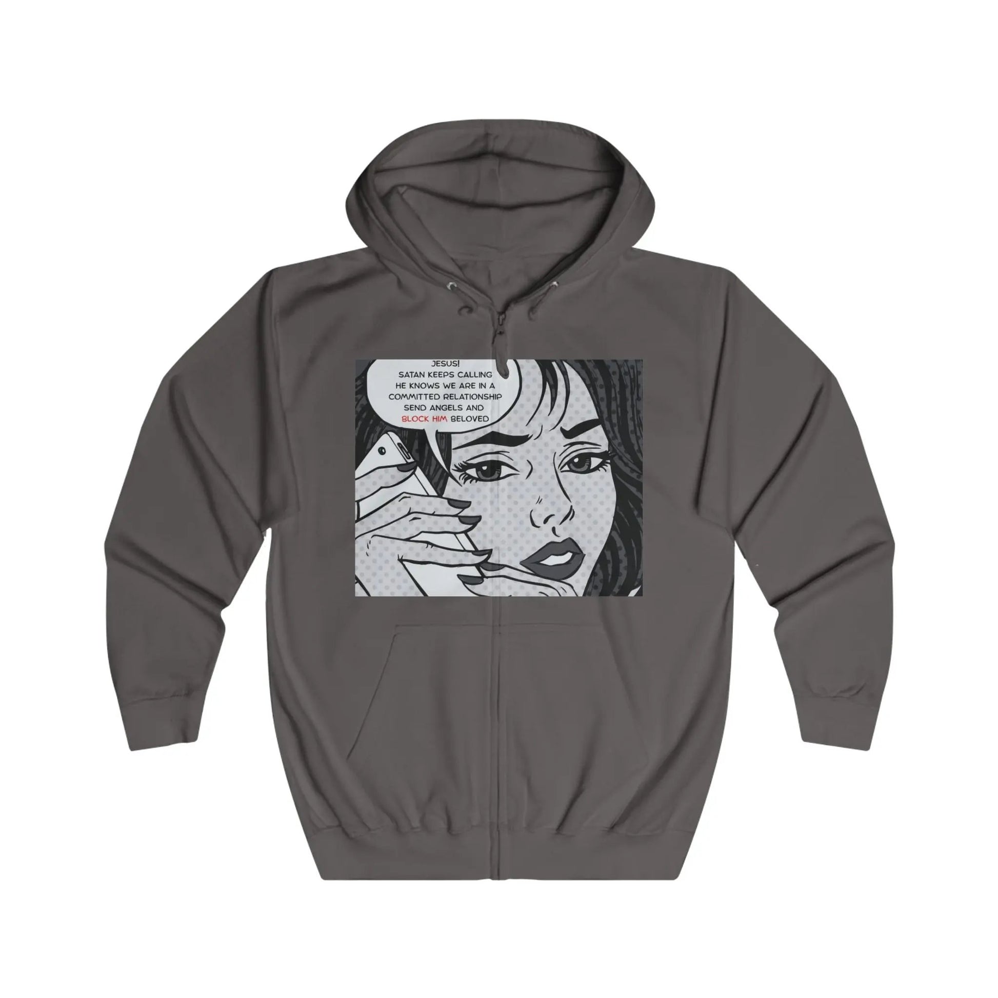 Calling Jesus  Zip Hoodie INTERBEING