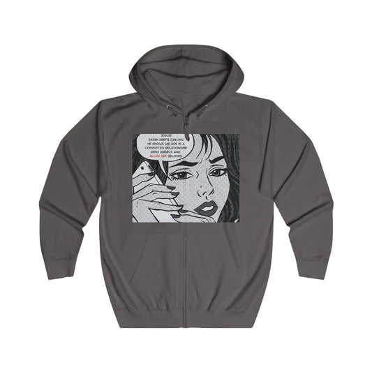 Calling Jesus  Zip Hoodie INTERBEING