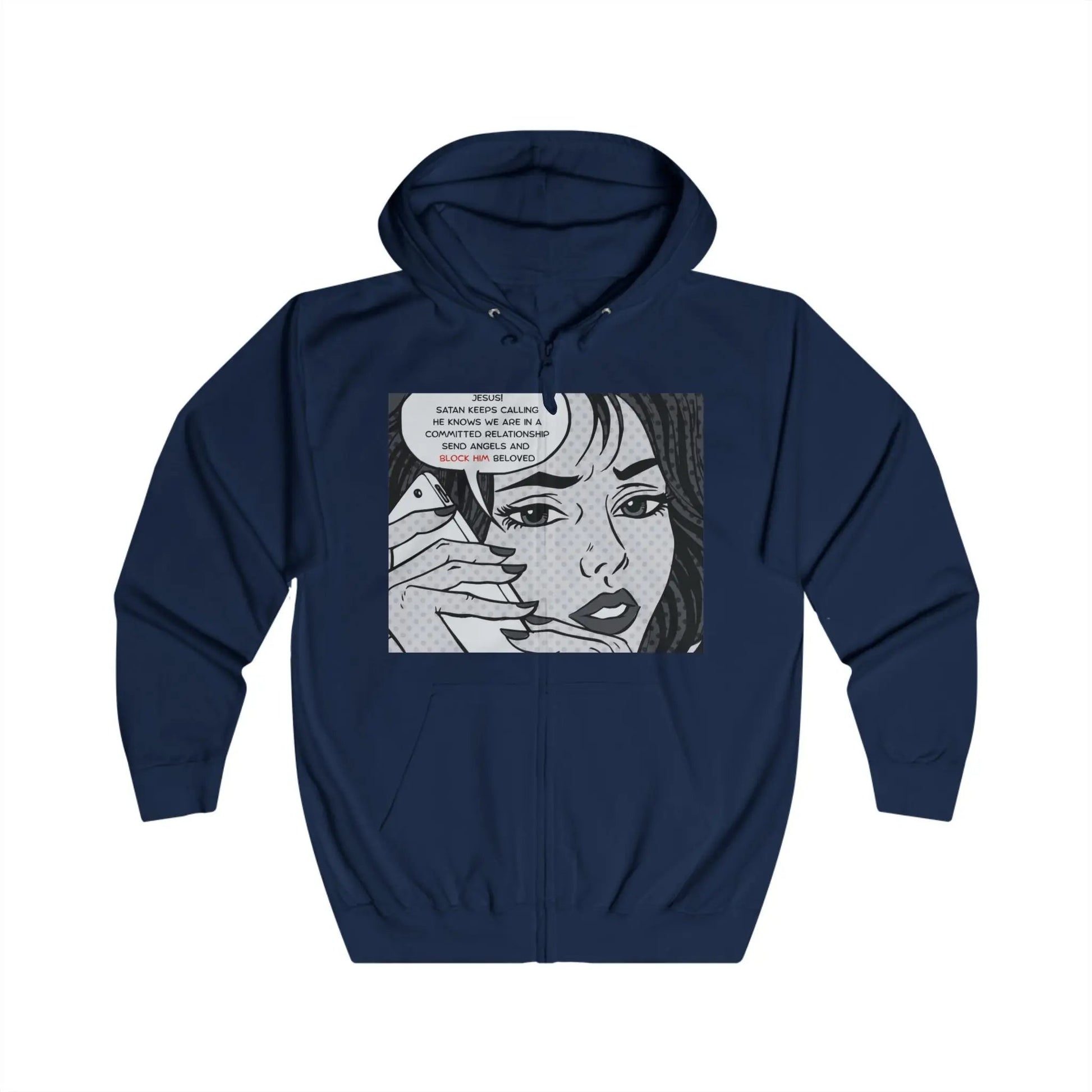 Calling Jesus  Zip Hoodie INTERBEING