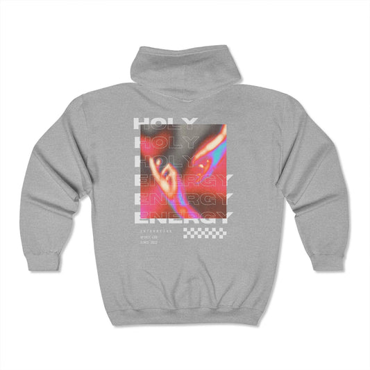 "DIVINELY OCCUPIED" Zip Hoodie-21712017059422787975