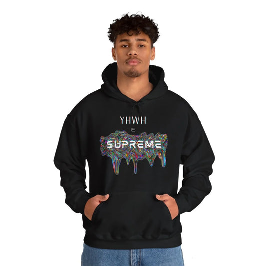 "YHWH is Supreme" Adult Hoodie-10923087950224057107